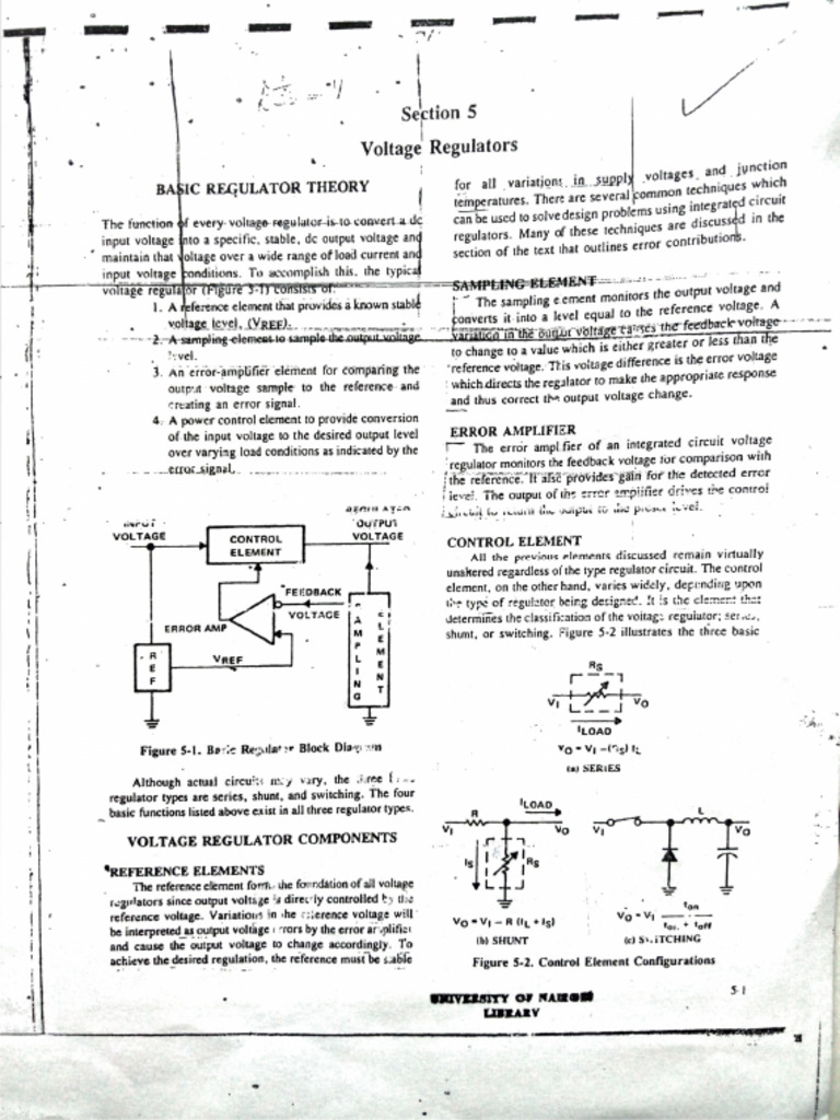 Applied Electronics - Voltage Regulators | PDF