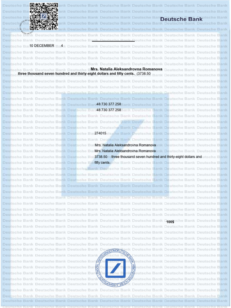 Deutsche Bank | PDF | Banks | Financial Services
