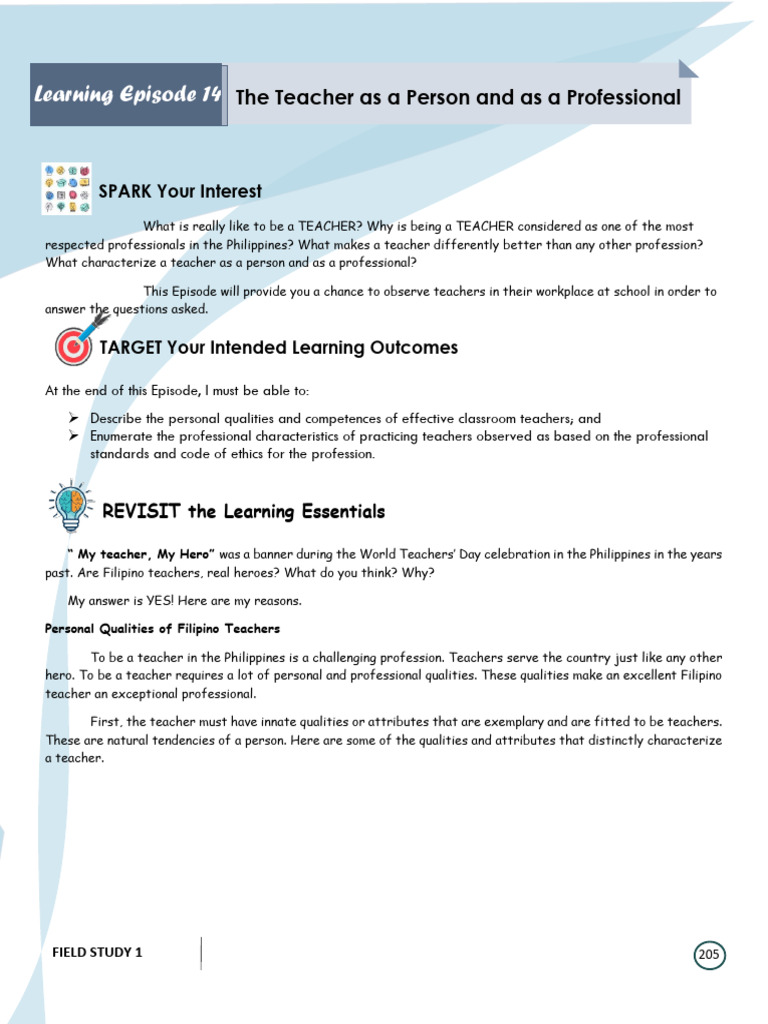 Teacher Qualities and Competencies | PDF | Teachers | Learning