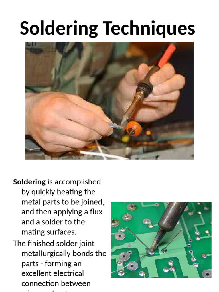 Essential Soldering Techniques Guide | PDF | Soldering | Solder