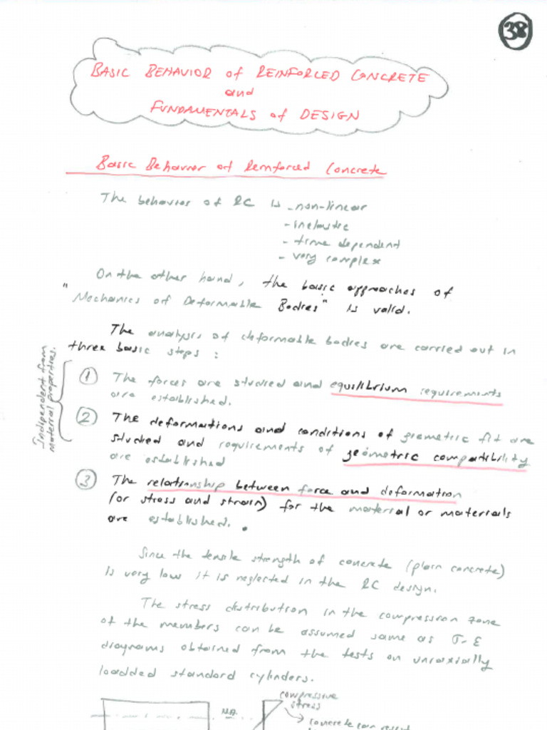 Part 2 Basic Behavior of RC Members | PDF