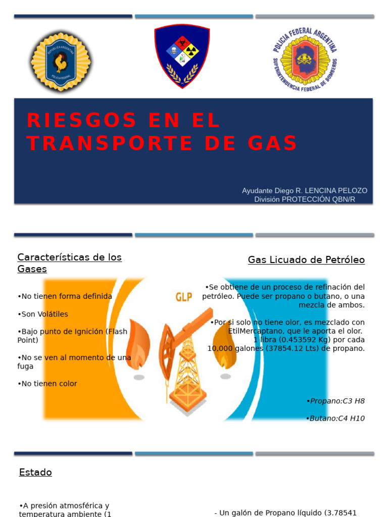 003 RIESGOS EN EL TRANSPORTE DE GAS - Capacitación 2021-02-26 | PDF ...