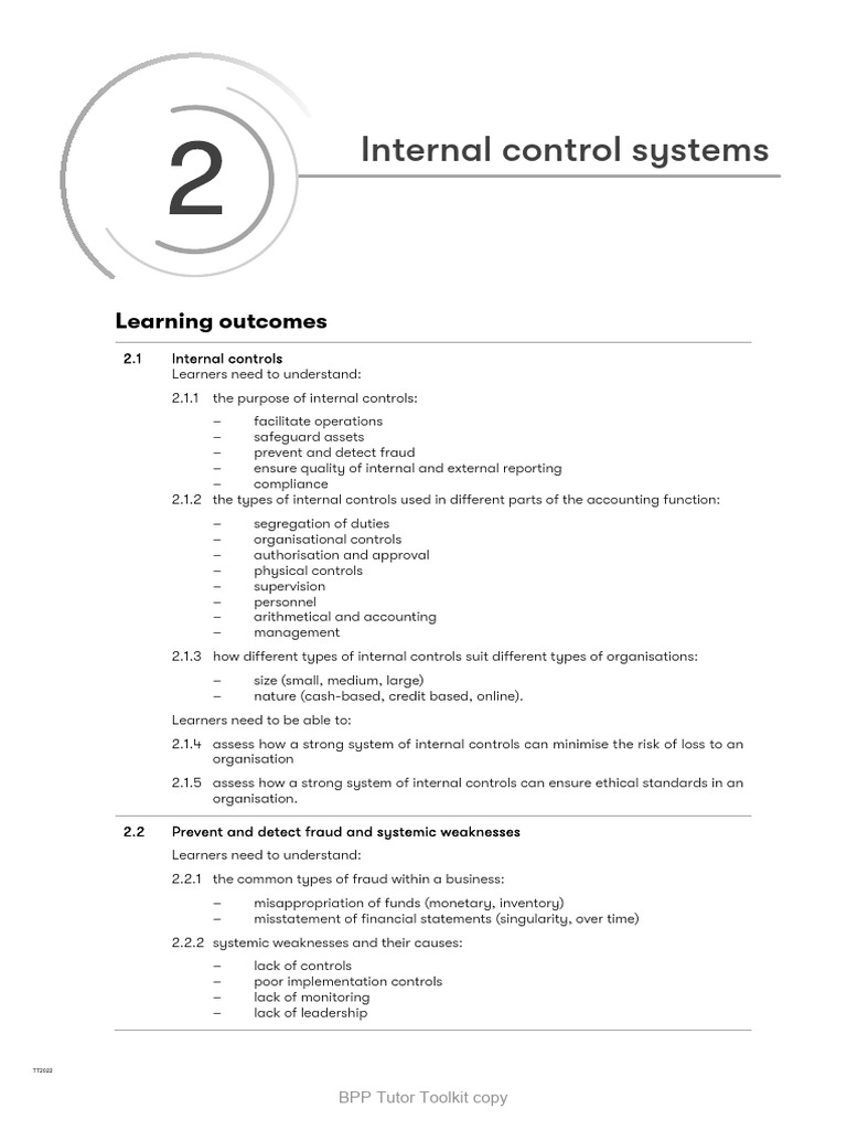 Internal Controls and Fraud Prevention | PDF | Internal Control | Business