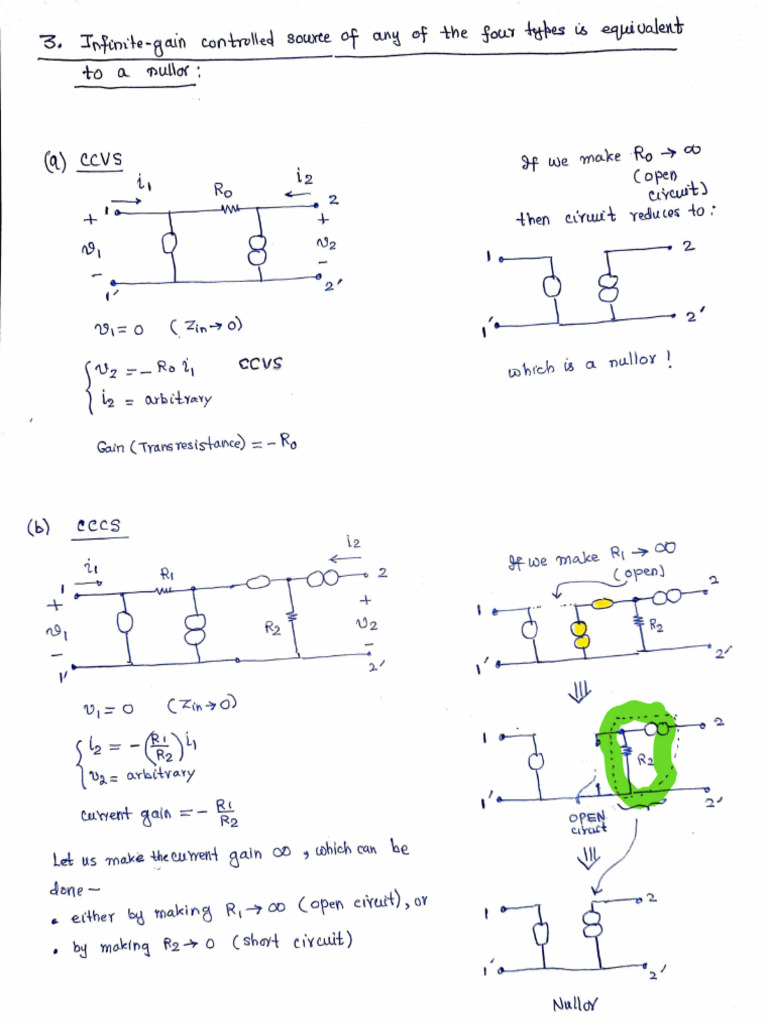 Gain-Controlled Sources Explained | PDF