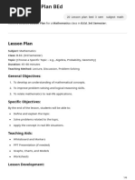 Micro Teaching Lesson Plan | PDF