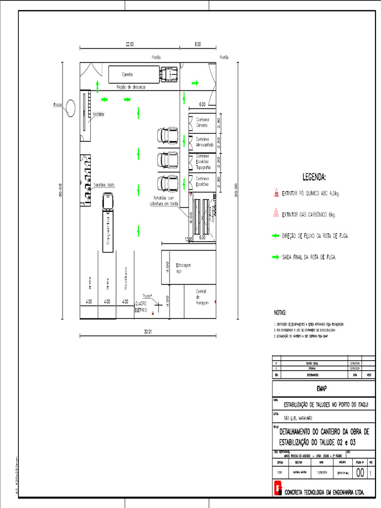Layout Canteiro de Obras | PDF
