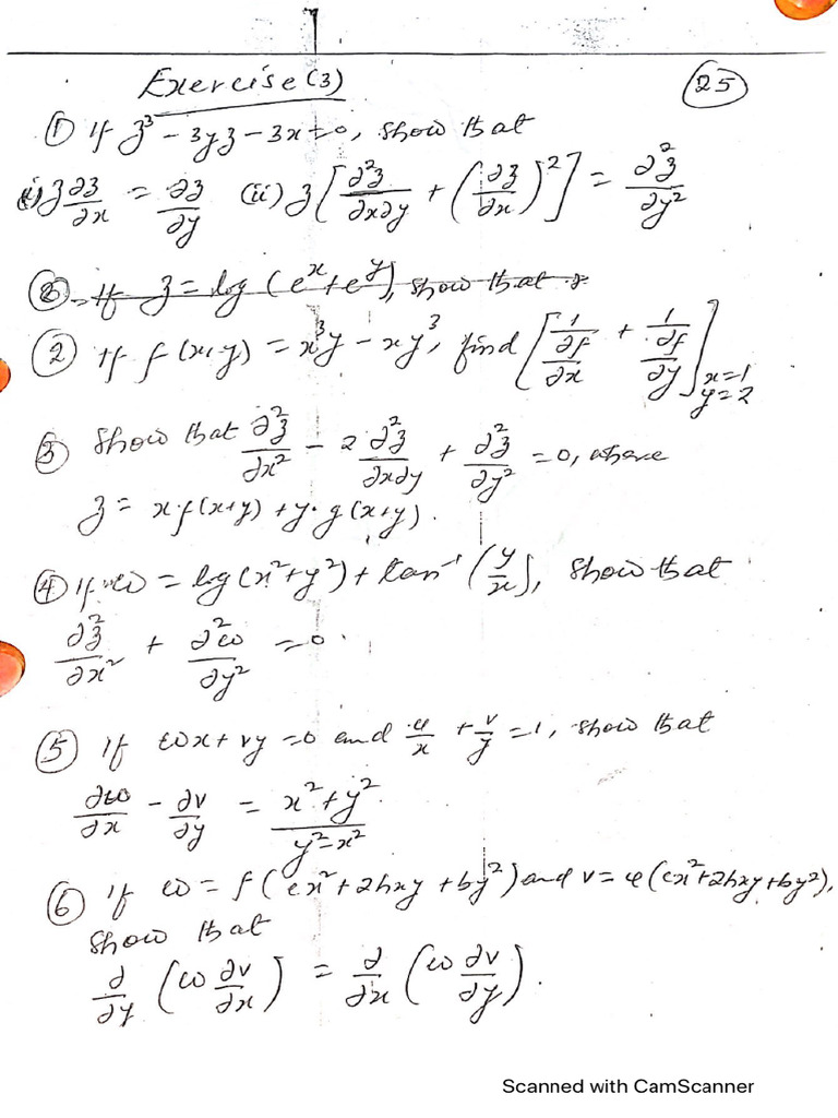 MATH342 Ex. 3&4 | PDF