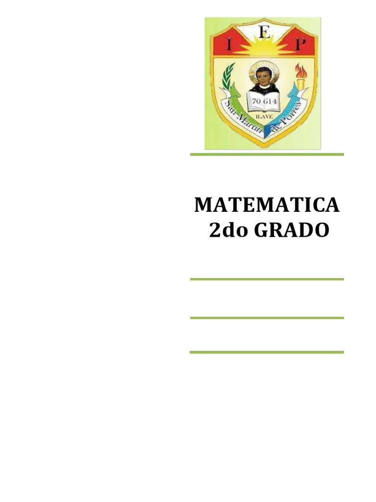 Ejercicios de Matemática 2do Grado | PDF