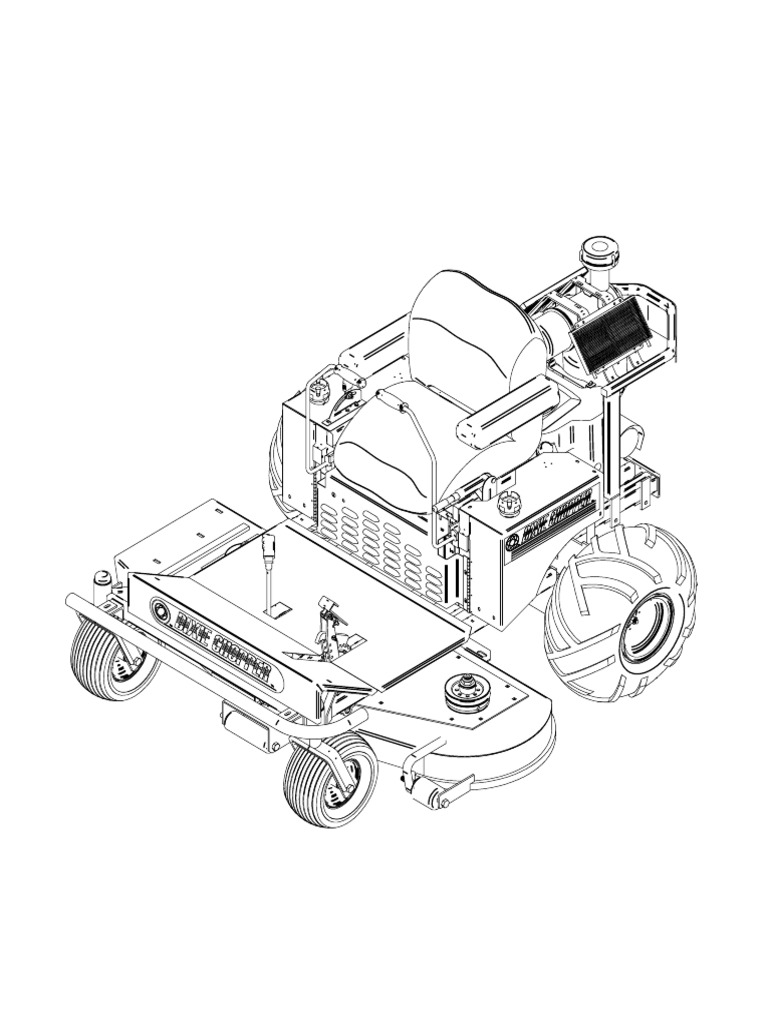 2001 LX X XF XW XWF Standard Manual | PDF | Mower | Throttle