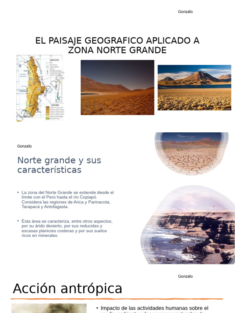 Características del Norte Grande de Chile | PDF | Temblores | Paisaje