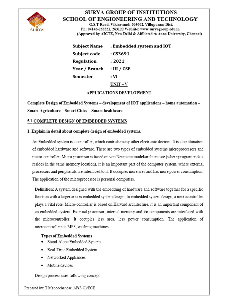 Understanding EIOT in Engineering | PDF | Internet Of Things | Embedded ...