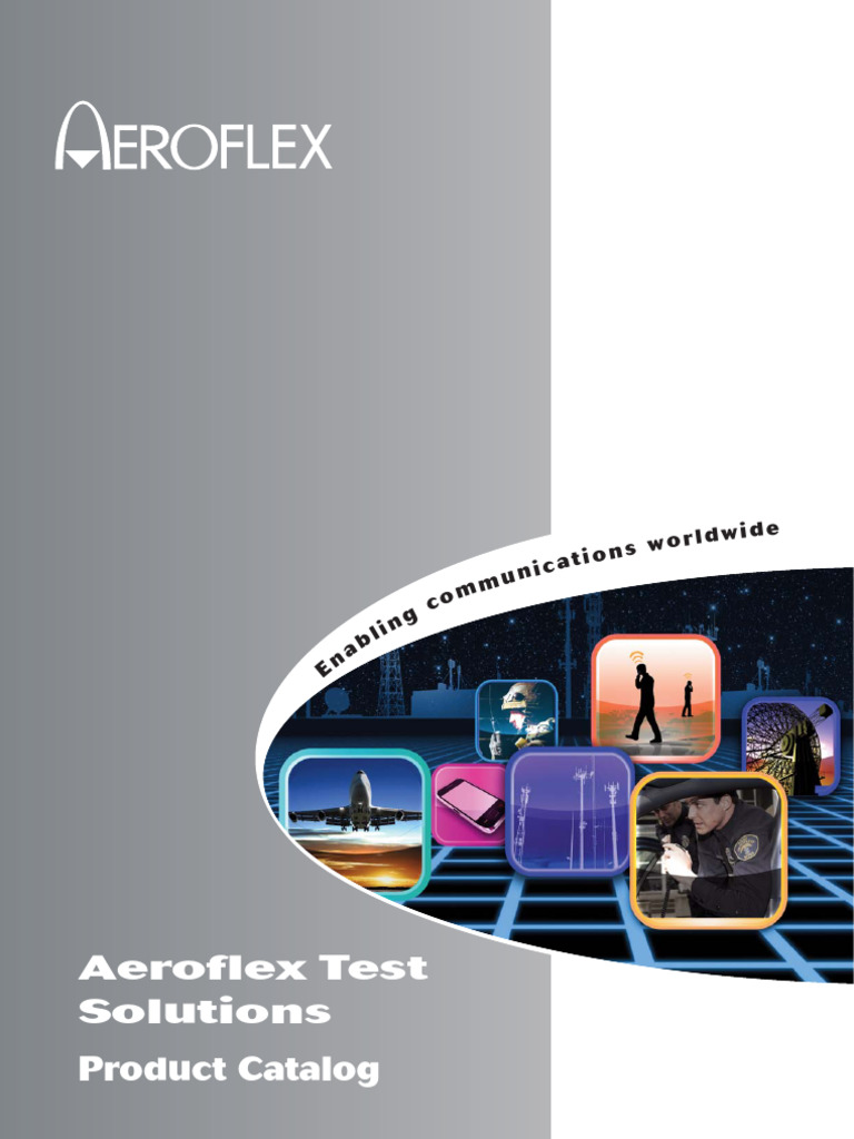 Aeroflex 3515AR Test Solutions Overview | PDF | Lte (Telecommunication ...