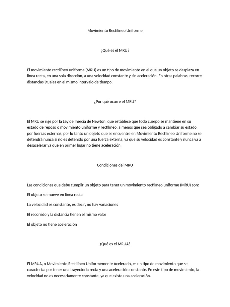 MRU (Taller) | PDF