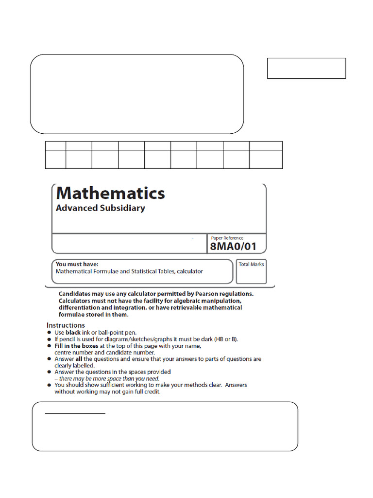 Statistics and Mechanics Practice Paper | PDF | Acceleration | Scatter Plot