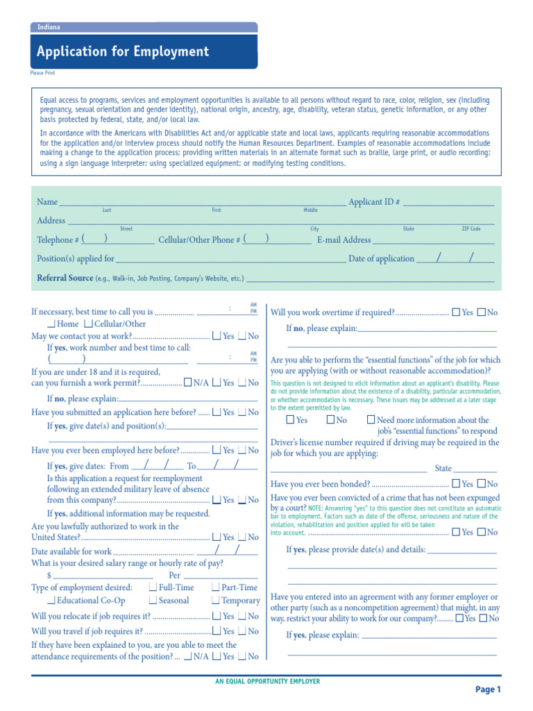 GSB Application For Employment | PDF | Employment | Salary