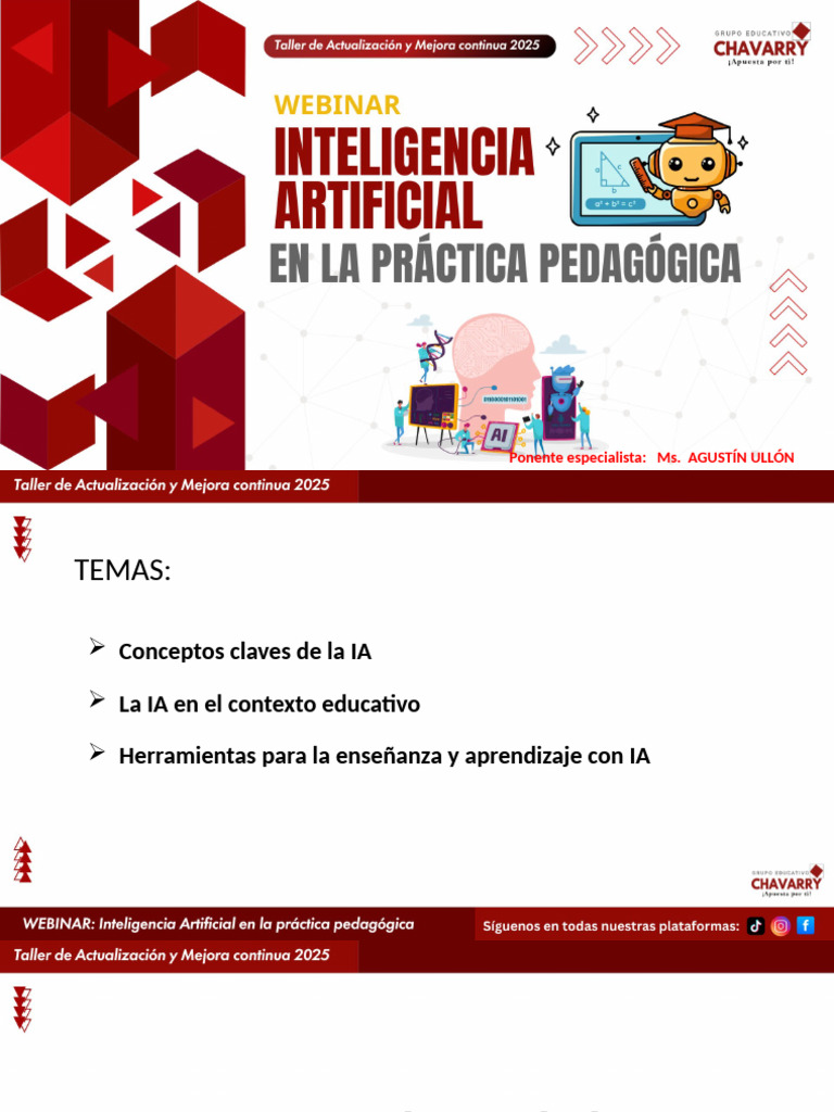IA en Educación: Herramientas y Retos | PDF | Inteligencia artificial ...