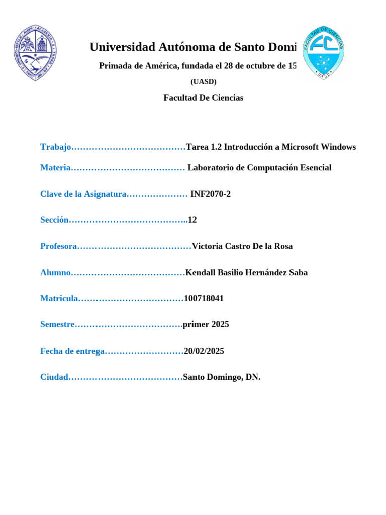 Introducción A Microsoft Windows Y Sus Funciones Pdf Dos