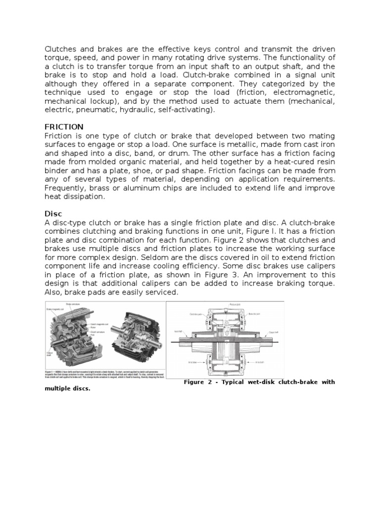 Clutches and Brakes PDF Clutch Brake