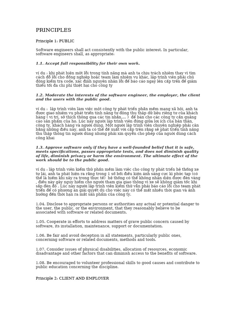 PRINCIPLES | PDF