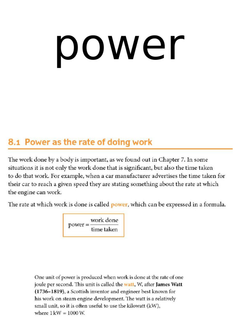 Power | PDF