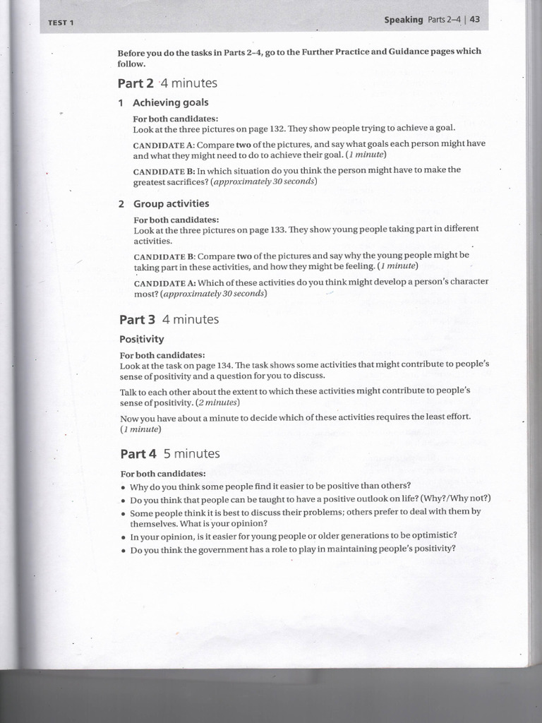 Cae Testbuilder Test 1 Speaking - 21!01!2025 16 - 35 | PDF