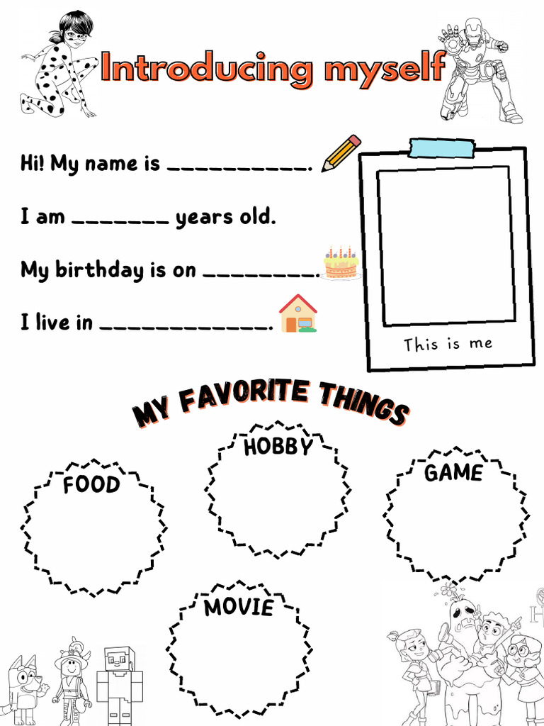 Personal Introduction Template | PDF