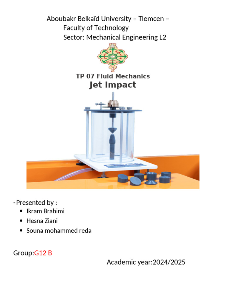 Jet Impact Analysis in Fluid Mechanics | PDF | Flow Measurement | Force