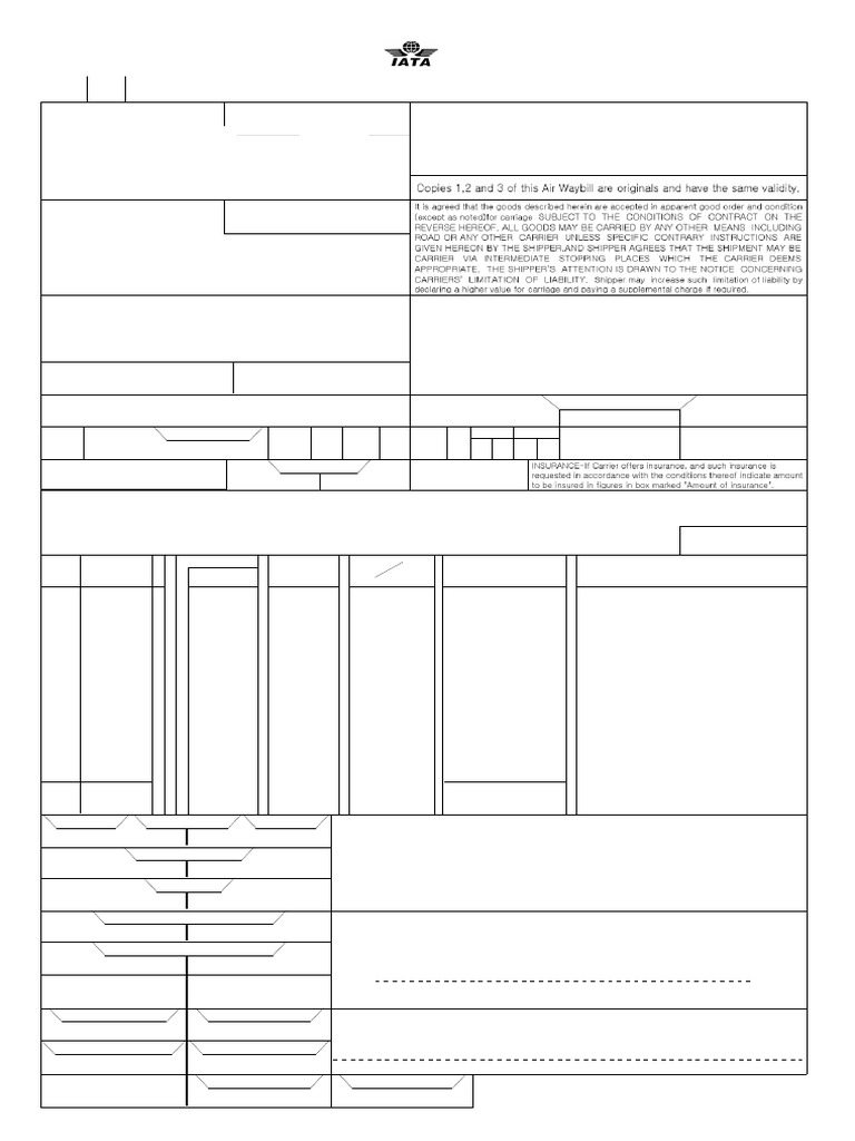 Air Waybill for Korean Strawberries | PDF