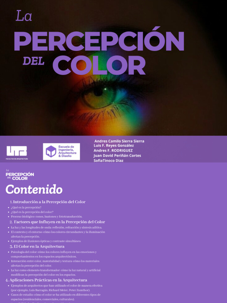 La Percepción Del Color | PDF
