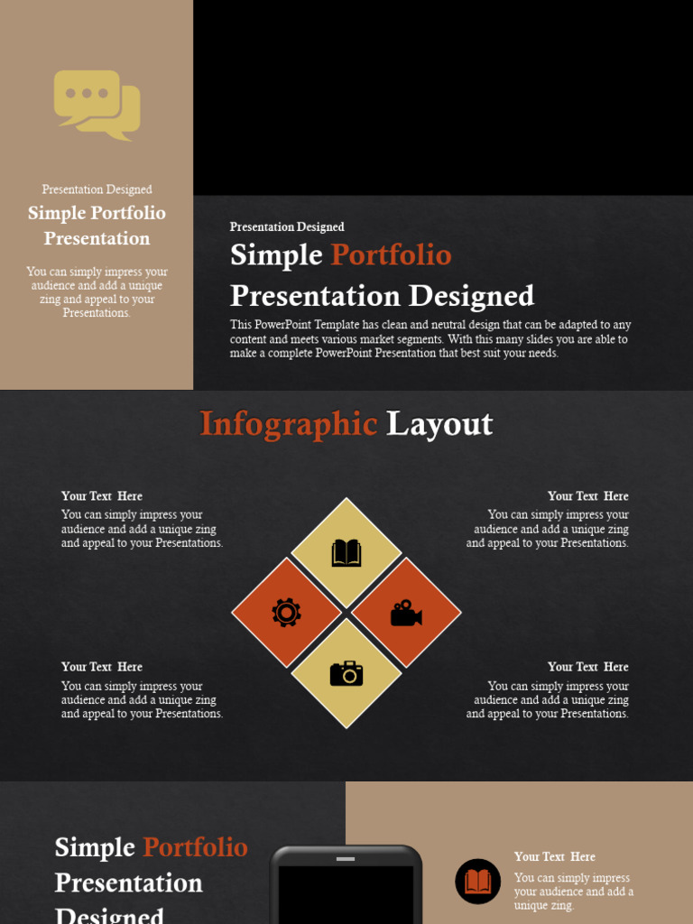Versatile PowerPoint Portfolio Template | PDF
