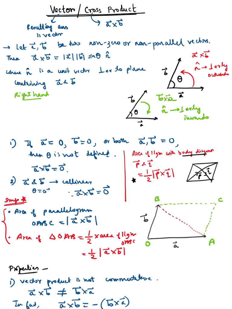 Cross Product | PDF