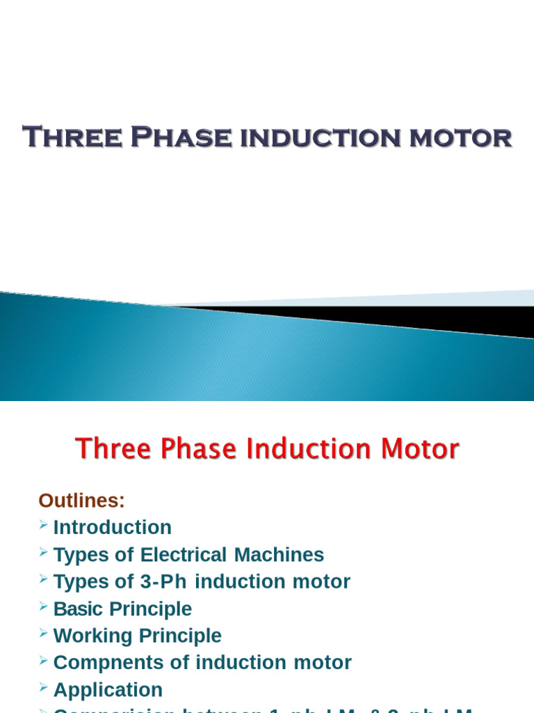Types of 3-Phase Induction Motors | PDF | Electric Motor | Electric ...