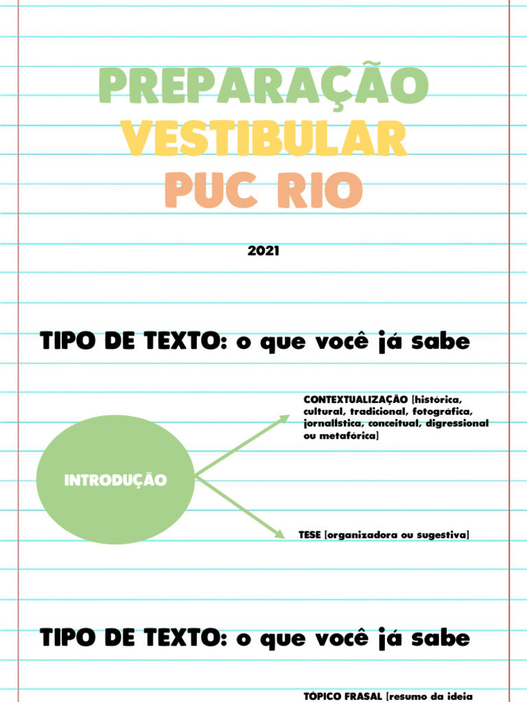 Preparação para o Vestibular PUC-Rio 2021 | PDF | Falácia | Comunicação