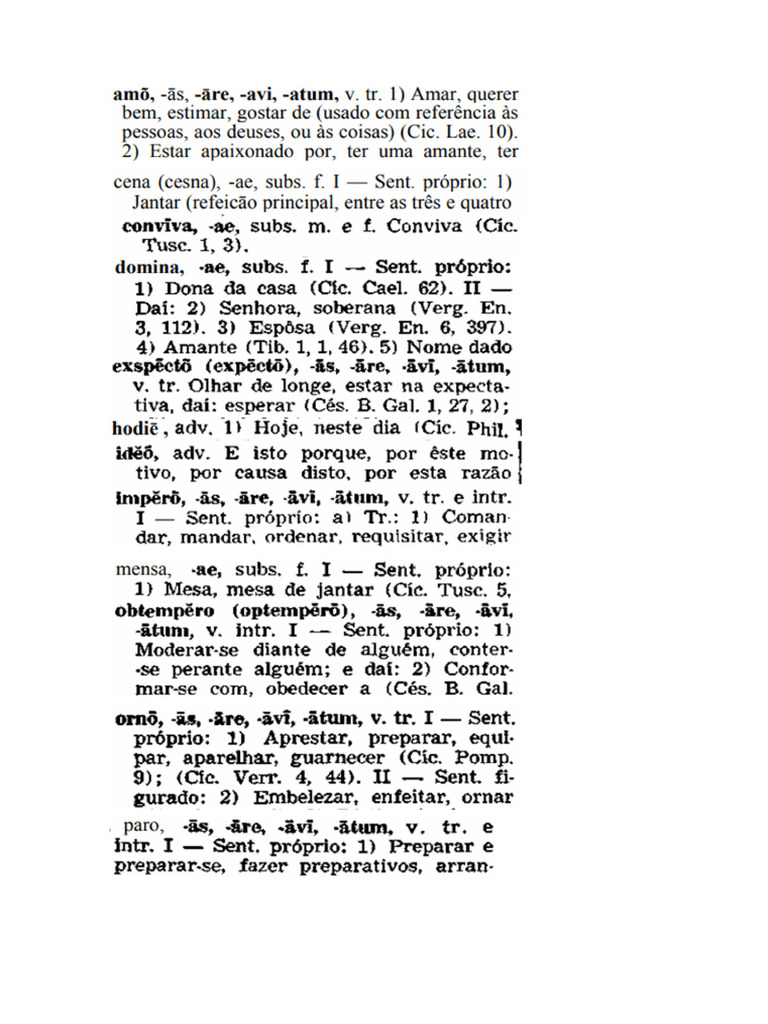 Vocabulário DOMINA ET SERVAE | PDF