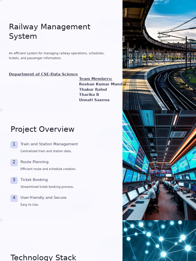 Indian Railways Management System | PDF