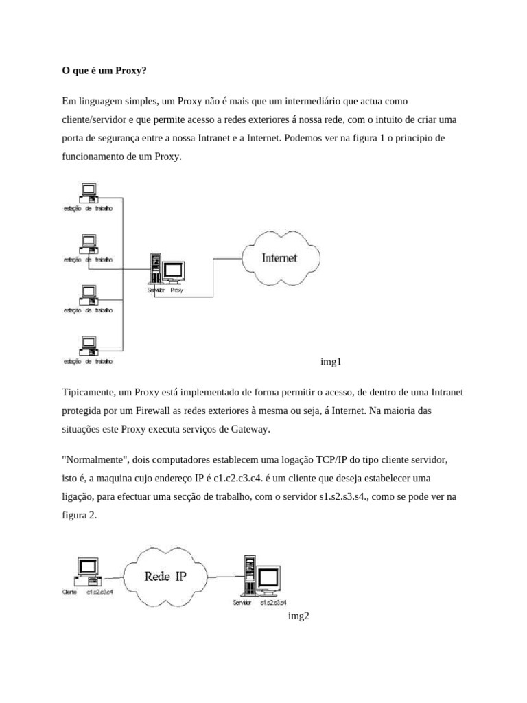 O que é um Proxy | PDF | Firewall (informática) | Rede de computadores