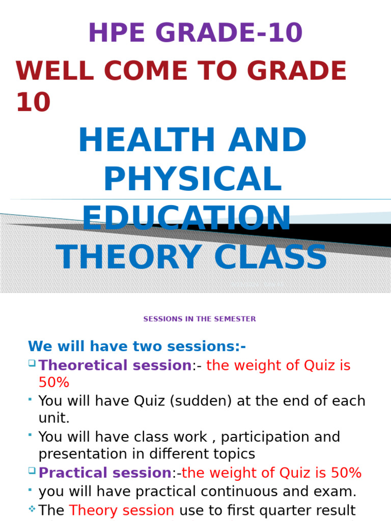 HPE Grade 10 | PDF | Physical Fitness | Strength Training