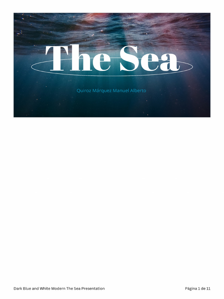The Sea | PDF
