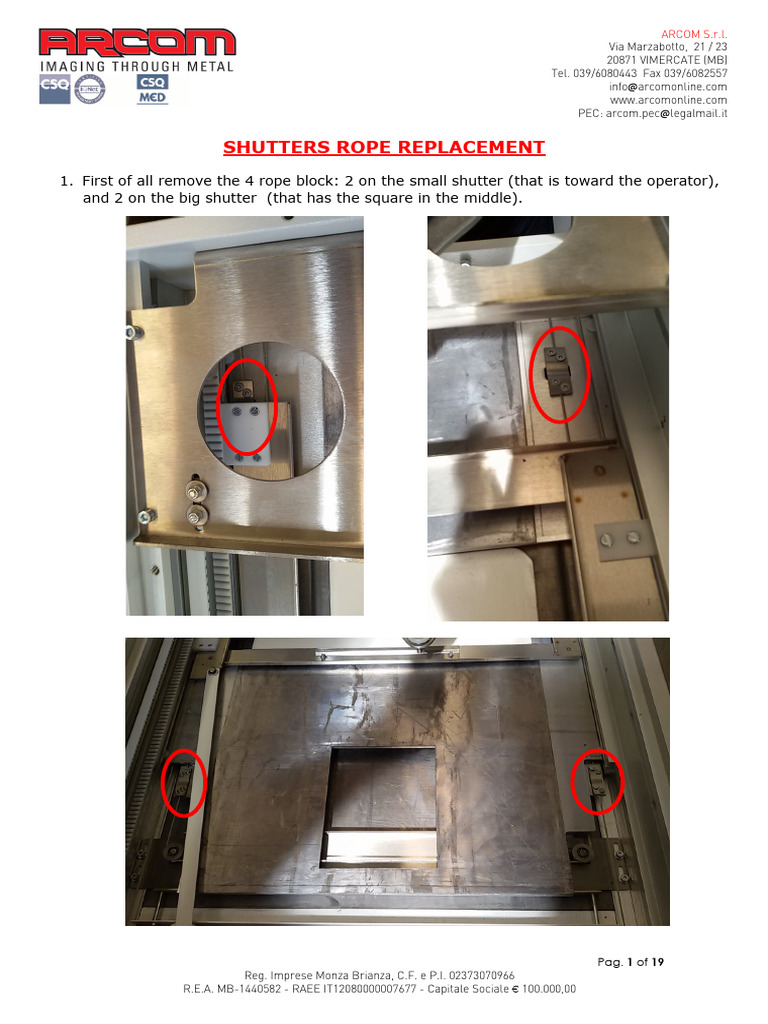 BLADE - Shutters Rope Replacement | PDF | Manufactured Goods | Equipment