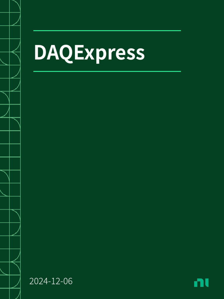 DAQExpress 5.1 User Manual | PDF | Keyboard Shortcut | Computer Keyboard