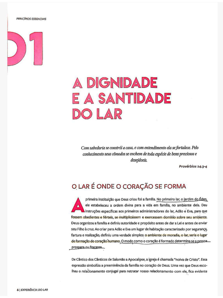 Experiencia Do Lar Cap 01 | PDF