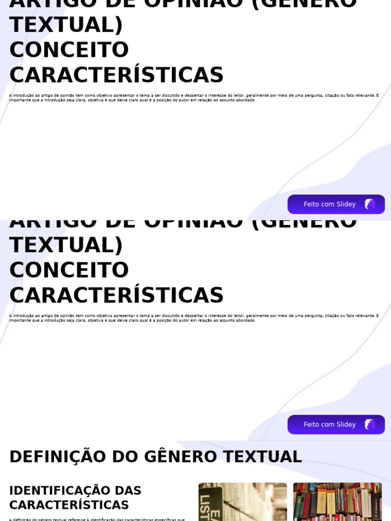 Artigo de Opinião (Gênero Textual)_conceito _características (1) | PDF ...