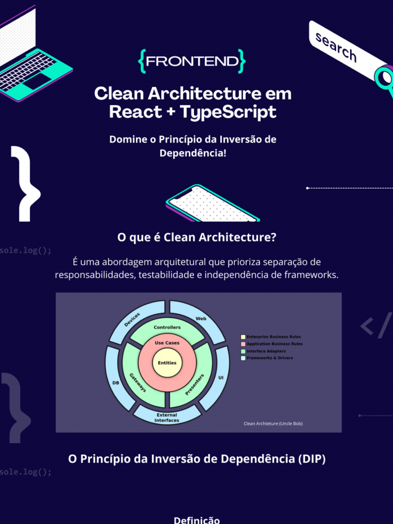 Clean Architecture em React + TypeScript | PDF