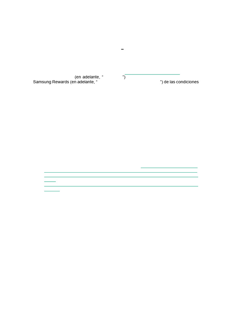 Términos y Condiciones de Samsung Rewards | PDF | Red mundial ...