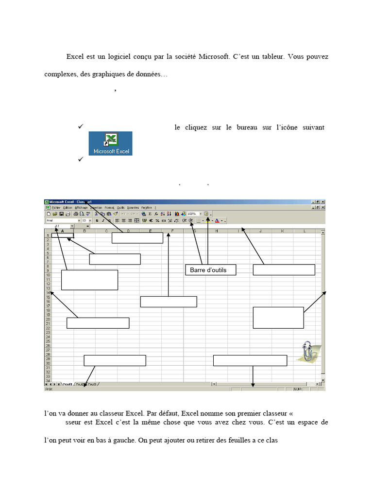 Excel 2000 : Guide de démarrage rapide | PDF | Microsoft Excel ...