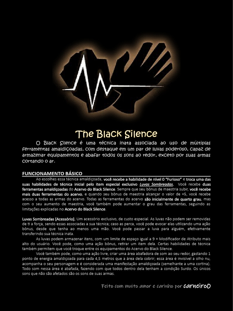 The Black Silence | PDF | Espada | Memória