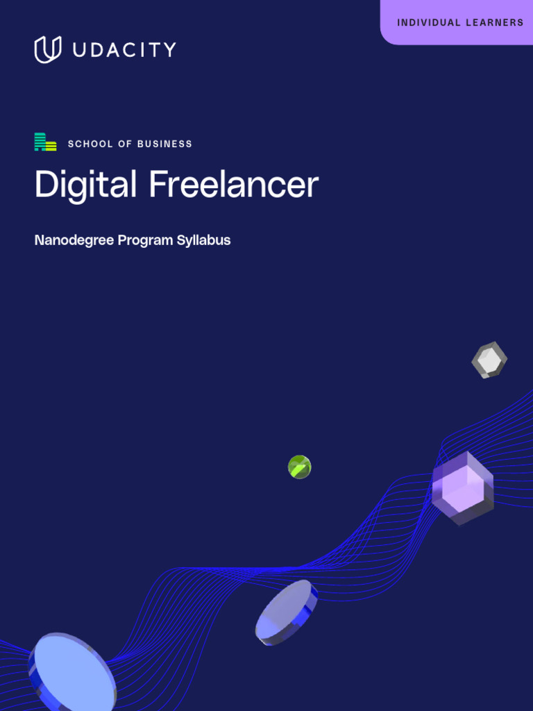 Digital Freelancer Nanodegree Overview | PDF | Freelancer | Mentorship