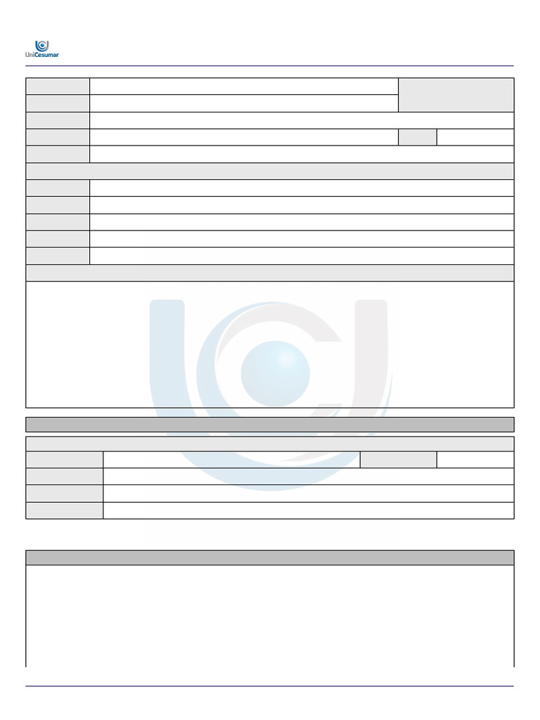 Solicitação de Reembolso Unicesumar | PDF