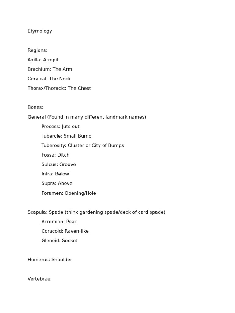 Etymology Weeks 1-3 | PDF