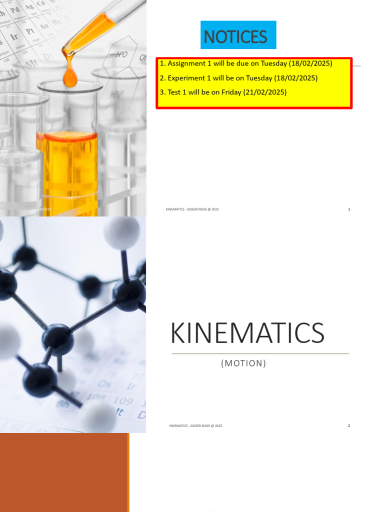 Everyday Kinematics Examples | PDF | Kinematics | Velocity